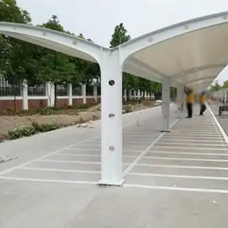 噶尔县膜结构电动车棚