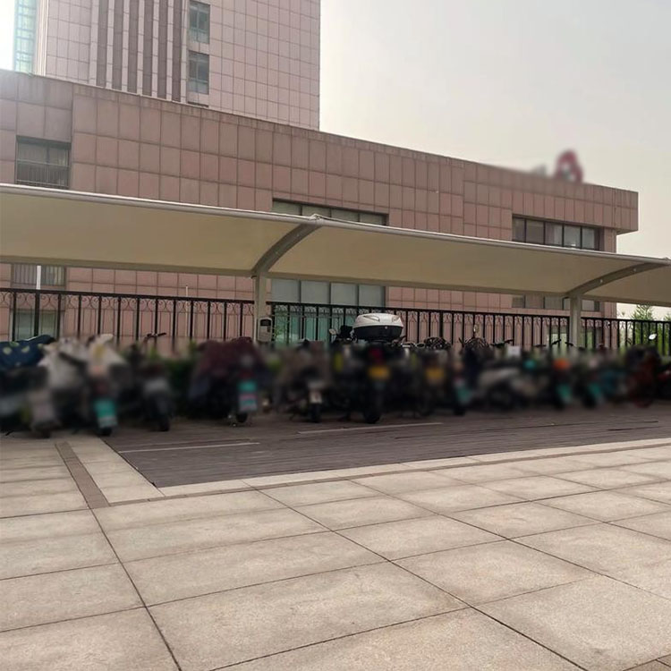 噶尔县膜结构电动车棚