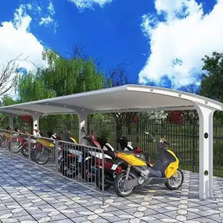 噶尔县膜结构电动车棚